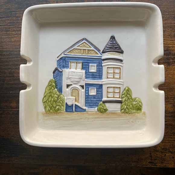 Otagiri Other - Otagiri Blue and Green Ceramic Dish
